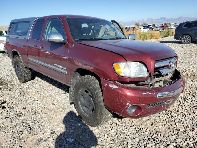 5TBBT44124S448732 - 2004 TOYOTA TUNDRA ACCESS CAB SR5 RED photo 4