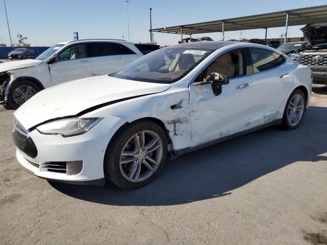 5YJSA1E18FF115906 - 2015 TESLA MODEL S WHITE photo 1