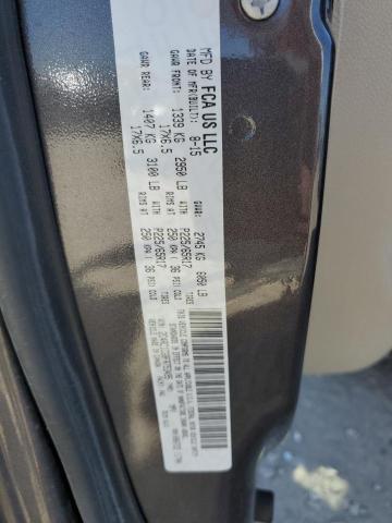 2C4RC1CG8FR753495 - 2015 CHRYSLER TOWN & COU TOURING L GRAY photo 13