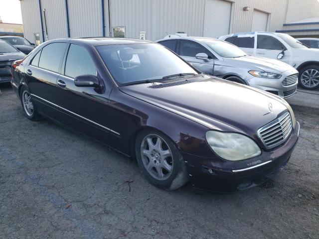 WDBNG75J81A135510 - 2001 MERCEDES-BENZ S 500 PURPLE photo 4