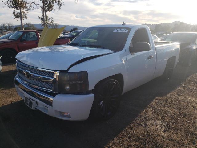 1GCEC14X39Z134536 - 2009 CHEVROLET SILVERADO C1500 WHITE photo 1