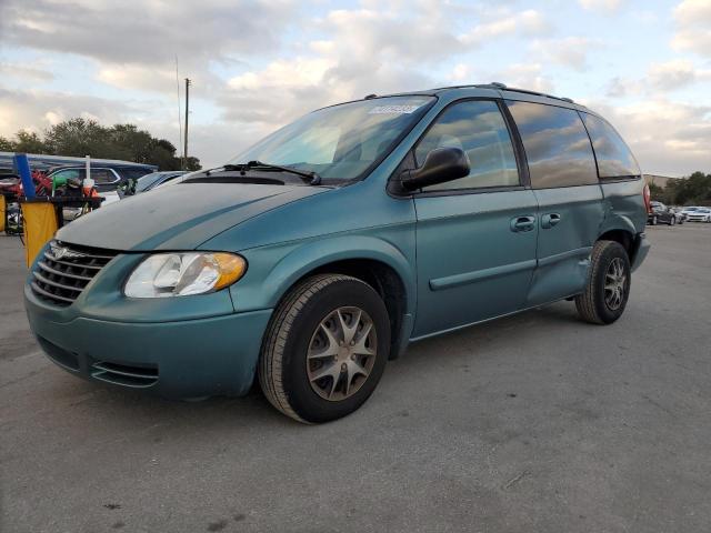 1A4GP45RX6B745452 - 2006 CHRYSLER TOWN & COU TEAL photo 1