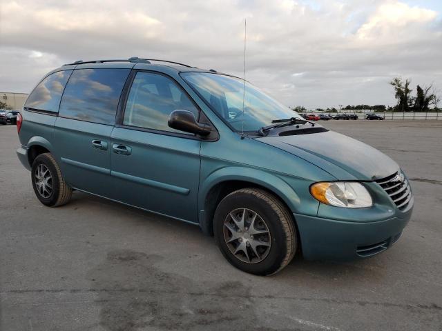 1A4GP45RX6B745452 - 2006 CHRYSLER TOWN & COU TEAL photo 4