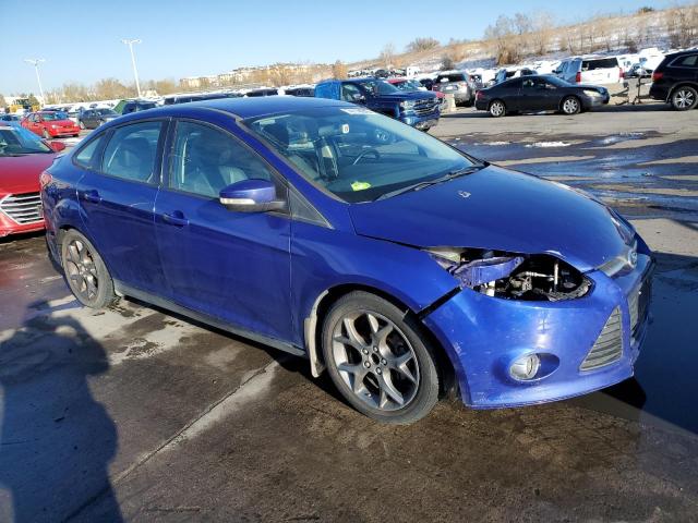 1FADP3F20EL131187 - 2014 FORD FOCUS SE BLUE photo 4