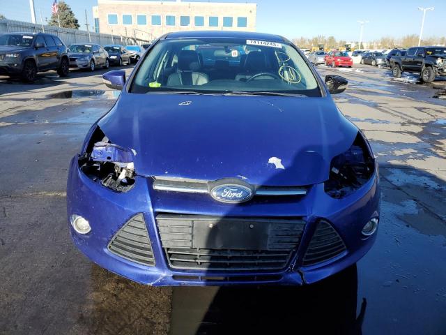 1FADP3F20EL131187 - 2014 FORD FOCUS SE BLUE photo 5