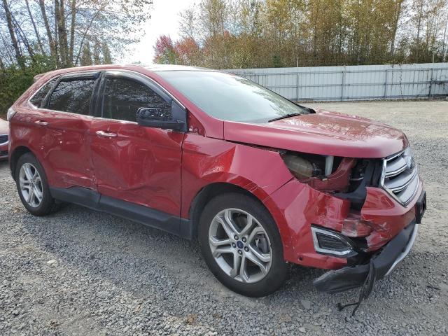 2FMPK4K9XFBB57789 - 2015 FORD EDGE TITANIUM RED photo 4