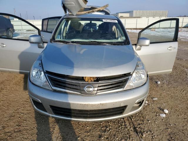 3N1BC1CP5CK207398 - 2012 NISSAN VERSA S GRAY photo 5