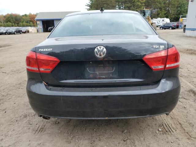 1VWBN7A36DC105042 - 2013 VOLKSWAGEN PASSAT SE BLACK photo 6