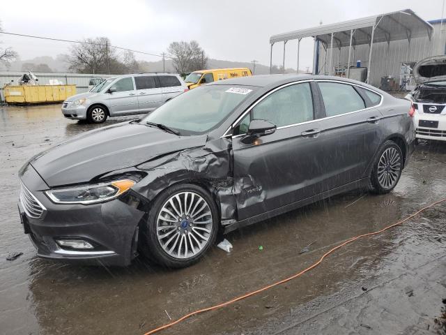 3FA6P0RU8HR360193 - 2017 FORD FUSION TITANIUM HEV CHARCOAL photo 1