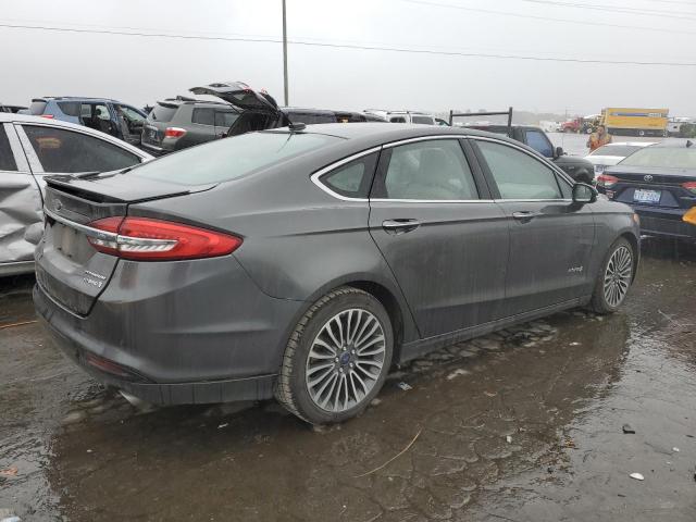 3FA6P0RU8HR360193 - 2017 FORD FUSION TITANIUM HEV CHARCOAL photo 3