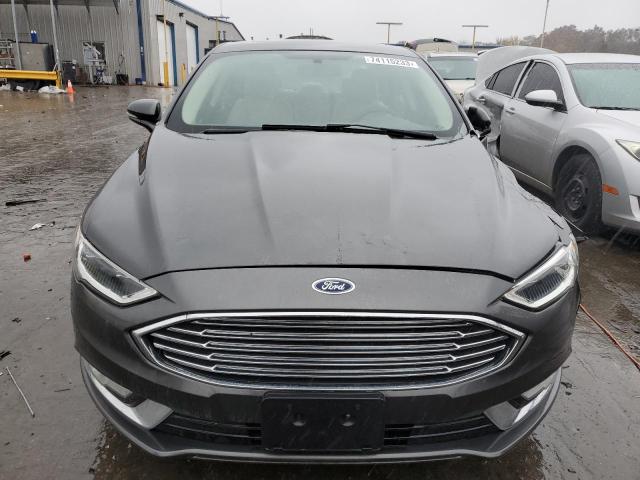 3FA6P0RU8HR360193 - 2017 FORD FUSION TITANIUM HEV CHARCOAL photo 5