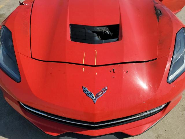 1G1YA2D78F5115503 - 2015 CHEVROLET CORVETTE STINGRAY 1LT RED photo 11
