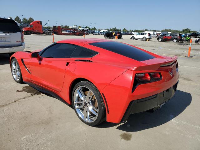 1G1YA2D78F5115503 - 2015 CHEVROLET CORVETTE STINGRAY 1LT RED photo 2