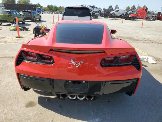 1G1YA2D78F5115503 - 2015 CHEVROLET CORVETTE STINGRAY 1LT RED photo 6