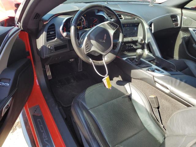 1G1YA2D78F5115503 - 2015 CHEVROLET CORVETTE STINGRAY 1LT RED photo 8
