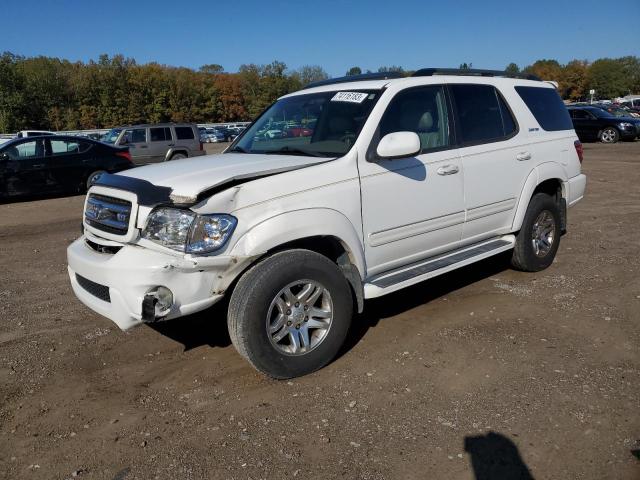 5TDBT48A34S213564 - 2004 TOYOTA SEQUOIA LIMITED WHITE photo 1