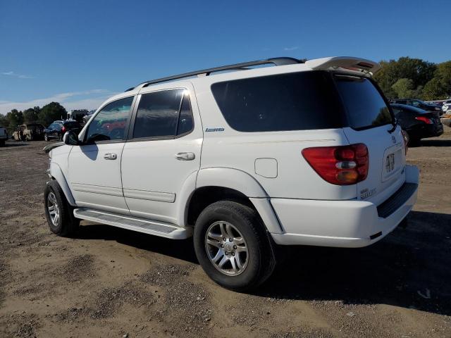 5TDBT48A34S213564 - 2004 TOYOTA SEQUOIA LIMITED WHITE photo 2