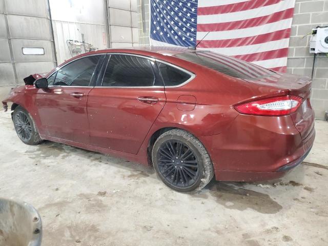 3FA6P0HD3ER377447 - 2014 FORD FUSION SE BURGUNDY photo 2