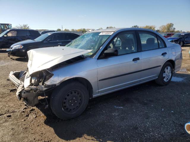 2HGES16384H630083 - 2004 HONDA CIVIC DX VP SILVER photo 1
