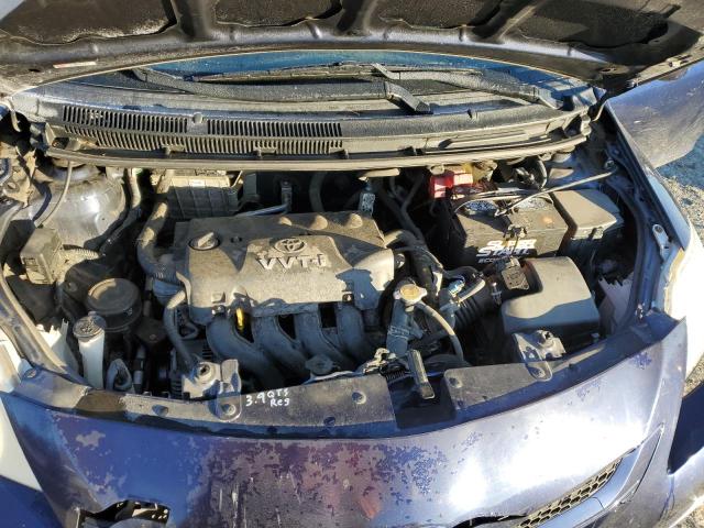 JTDBT923071119859 - 2007 TOYOTA YARIS BLUE photo 11