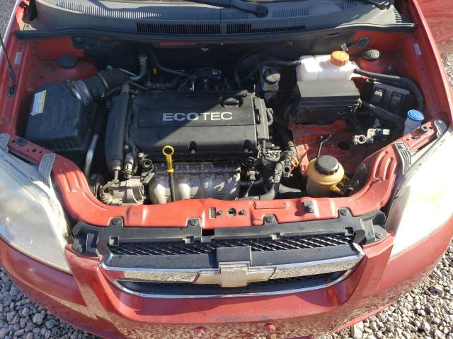 KL1TD5DE2BB237074 - 2011 CHEVROLET AVEO LS Qırmızı foto 11