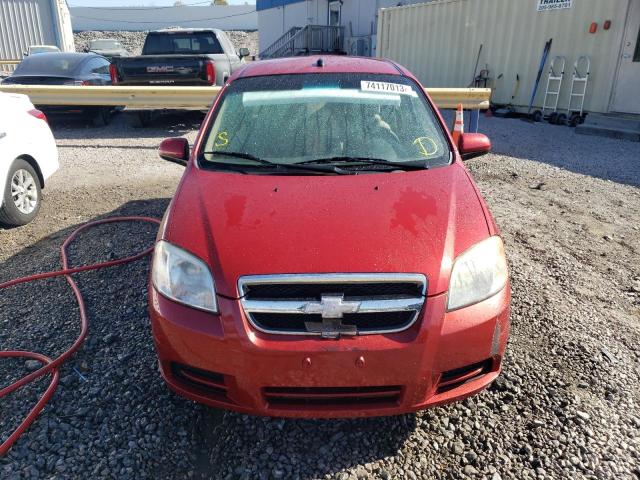 KL1TD5DE2BB237074 - 2011 CHEVROLET AVEO LS Qırmızı foto 5