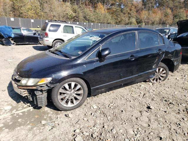 2HGFA1F91AH525795 - 2010 HONDA CIVIC EXL შავი ფოტო 1