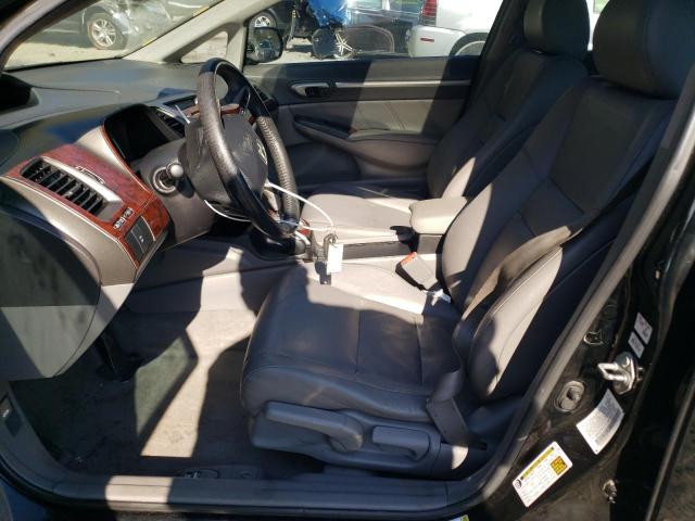2HGFA1F91AH525795 - 2010 HONDA CIVIC EXL შავი ფოტო 7