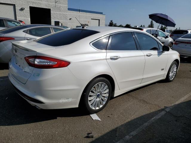 3FA6P0SUXER256102 - 2014 FORD FUSION TITANIUM PHEV WHITE photo 3