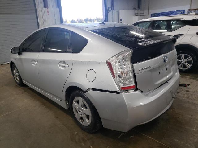 JTDKN3DU4B5352917 - 2011 TOYOTA PRIUS SILVER photo 2