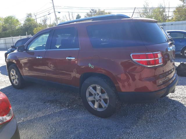 5GZEV23D39J148019 - 2009 SATURN OUTLOOK XR წითელი ფოტო 2