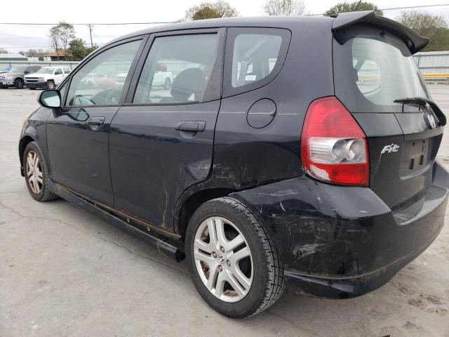 JHMGD38677S033121 - 2007 HONDA FIT S 黑色 照片 2