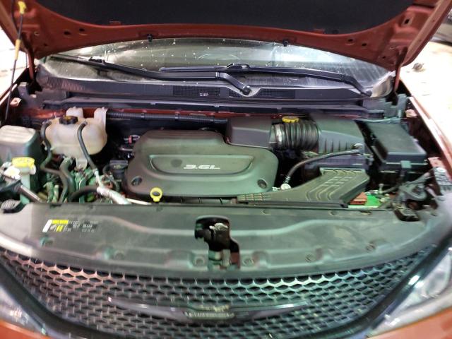 2C4RC1BGXJR322070 - 2018 CHRYSLER PACIFICA TOURING L ORANGE photo 12