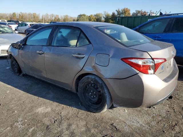 2T1BURHE6FC458089 - 2015 TOYOTA COROLLA L BROWN photo 2