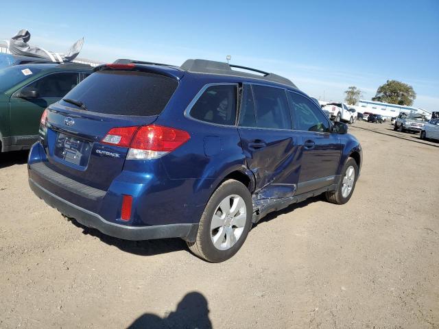 4S4BRCGC7B3375073 - 2011 SUBARU OUTBACK 2.5I PREMIUM BLUE photo 3