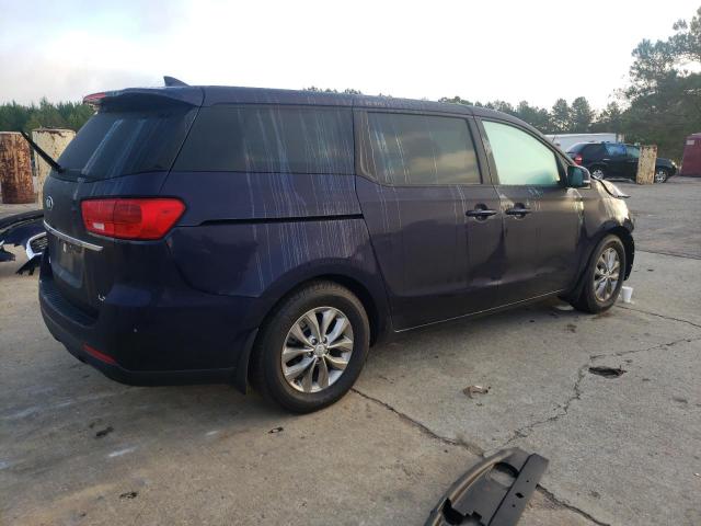 KNDMB5C15M6674872 - 2021 KIA SEDONA LX BLUE photo 3