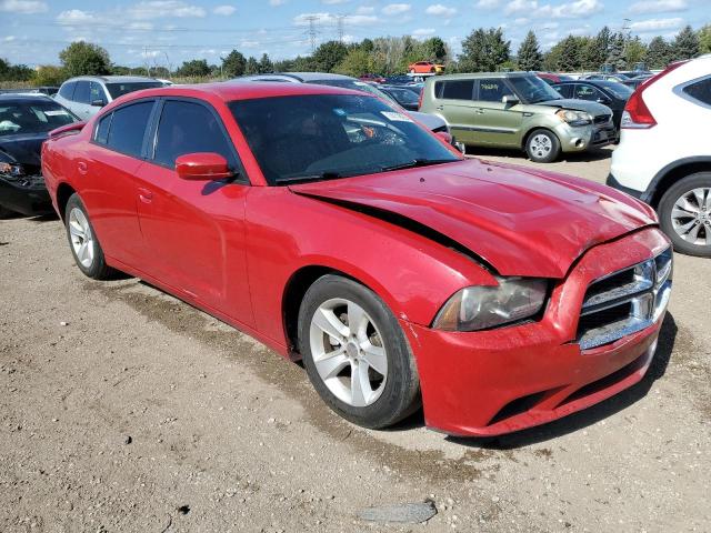 2C3CDXBG9CH125426 - 2012 DODGE CHARGER SE RED photo 4