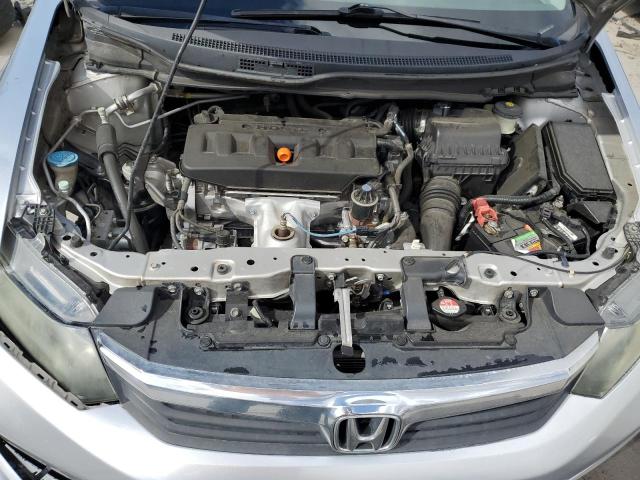 19XFB2F91CE337584 - 2012 HONDA CIVIC EXL ვერცხლისფერი ფოტო 11
