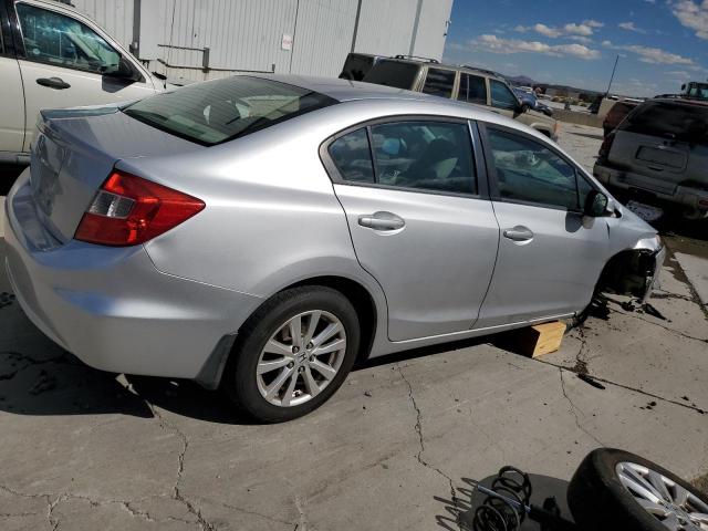 19XFB2F91CE337584 - 2012 HONDA CIVIC EXL ვერცხლისფერი ფოტო 3