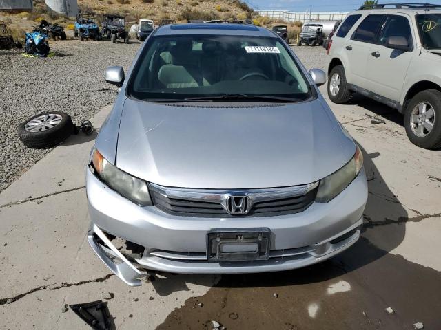 19XFB2F91CE337584 - 2012 HONDA CIVIC EXL ვერცხლისფერი ფოტო 5