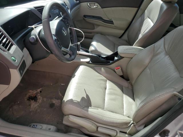 19XFB2F91CE337584 - 2012 HONDA CIVIC EXL ვერცხლისფერი ფოტო 7