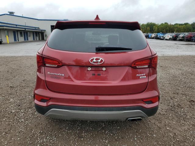 5XYZTDLB6HG443388 - 2017 HYUNDAI SANTA FE S RED photo 6