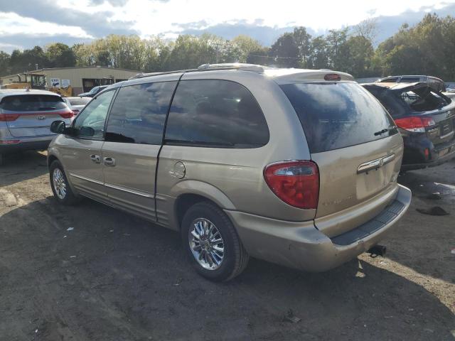 2C8GP64L02R622042 - 2002 CHRYSLER TOWN AND C LIMITED GOLD photo 2