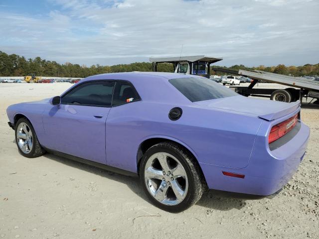 2C3CDYAG3EH206402 - 2014 DODGE CHALLENGER SXT PURPLE photo 2