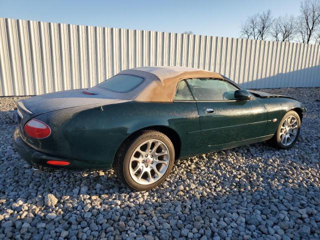 SAJDA42B42PA23378 - 2002 JAGUAR XKR GREEN photo 3