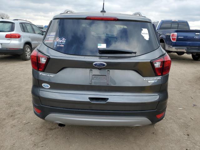 1FMCU9J94KUA39247 - 2019 FORD ESCAPE TITANIUM GRAY photo 6