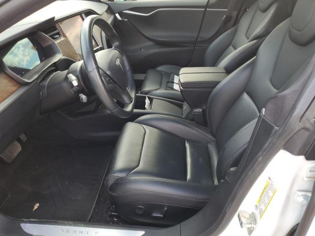 5YJSA1E21JF278138 - 2018 TESLA MODEL S Սպիտակ լուսանկար 7
