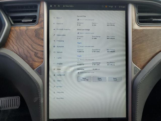 5YJSA1E21JF278138 - 2018 TESLA MODEL S Սպիտակ լուսանկար 9