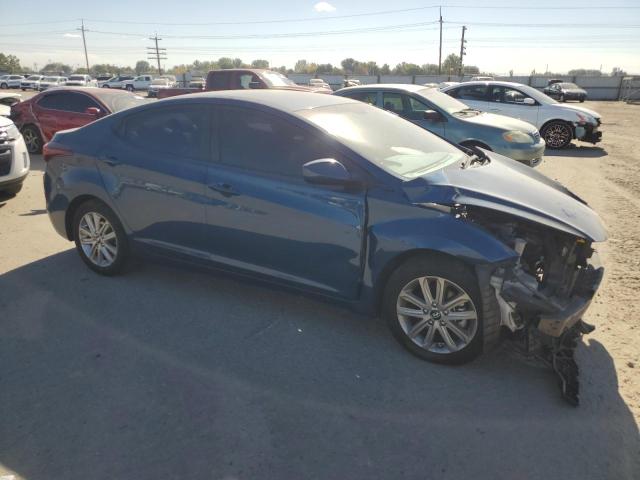 KMHDH4AE2EU141322 - 2014 HYUNDAI ELANTRA SE BLUE photo 4