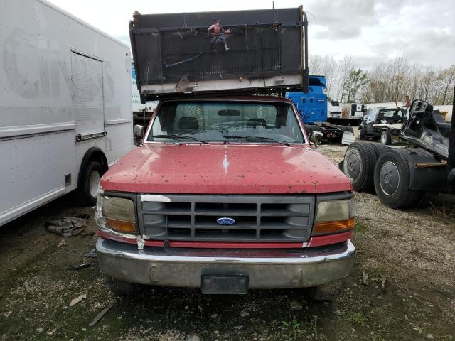 1FTHF25M3PNA93098 - 1993 FORD F250 RED photo 5